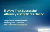 8 ways that successful attorneys get clients online