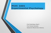 Experimental psychology   fall 2015
