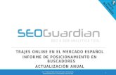 Informe SEOGuardian Posicionamiento SEO - Trajes hombre online