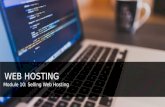 Selling Web Hosting - Web Hosting Curriculum [10/10]