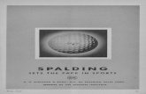 SPALDING - MSU .SPALDING SETS THE PACE IN SPORTS A. G. SPALDING & BROS., DIV. OF SPALDING SALES CORP
