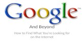 Google and beyond WCS