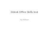 Odesk office skills test