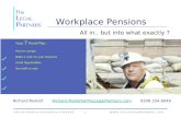 Workplace pensions pension auto-enrolment an employers guide from The Legal Partners
