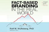 Fact-Based Branding in the Real World