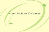 Non-infectious Diseases. Non â€“ Infectious Disease Non-infectious diseases (also called Non- communicable diseases ) are those diseases that are not caused