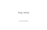 Mac Mini 17.03.2012. Mac Mini mitgelieferte Software (I) -- MAC OS Lion 10.7 ( das fortschrittlichste...) â€“ Finder (Explorer) â€“ Mail (Outlook) â€“ iChat