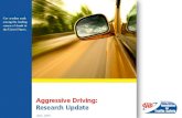 De  Aggressive Driving Research Update