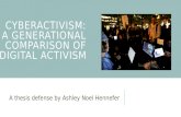 Cyberactivism: A generational approach to digital activism