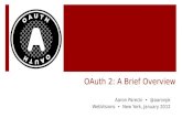 OAuth 2 at Webvisions