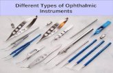 Different types of ophthalmic instruments