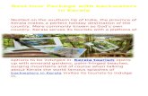 Best tour Package with backwaters in Kerala
