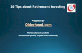 10 Tips about Retirement Investing