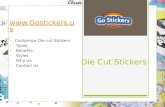 Gostickers die cut stickers