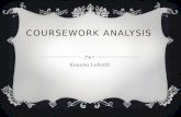 Coursework analysis
