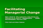 Facilitating Managerial Change