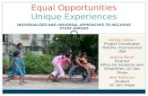 Equal Opportunities Unique Experiences