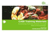 CABI Training Materials