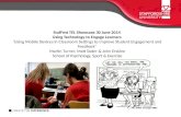 StafFest TEL  Showcase 30 June 2014  Using Technology to Engage Learners