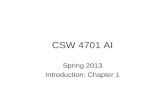 CSW 4701 AI