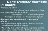 indirect mode of gene tranfer