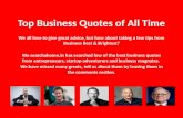 Top Business Quotes of All Time