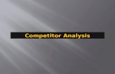 Competitor Analysis--1