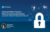 Advanced Platform Series - OAuth and Social Authentication