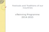 Festivals and traditions of our countries english version