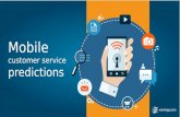 mobile customer service predections Infographic