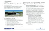 Guided Wave Radar Application Guidelines - Guided Wave Radar is an excellent replacement for capacitance
