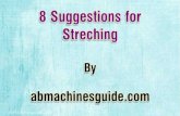 8 Suggestions for Stretching & Better Flexibility