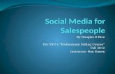 Social media for salespeople