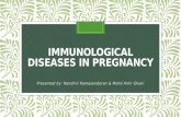 Immunological diseases in pregnancy