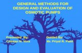 Osmotic pump evaluation