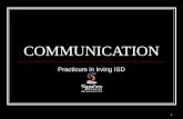 Intro Communication Irving ISD