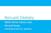 Romuald Zdebskiy, Microsoft