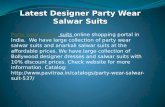 Party wear salwar suit