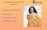 Buy Designer Salwar Kameez Online in India