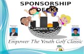 Golf Classic Sponsorship Deck