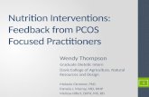 OBGYN Palladino Presentation - PCOS Nutrition Interventions