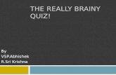The really brainy quiz! new