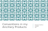 Conventions - Ancillary products