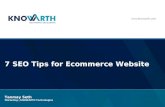 7 SEO Tips for Ecommerce Website