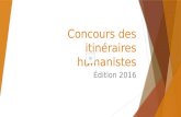 Concours Des Itin©raires Humanistes-2016