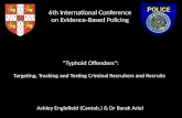 â€œTyphoid Offendersâ€‌: Targeting, Tracking and Testing Criminal Recruiters and Recruits Ashley Englefield (Cantab.) & Dr Barak Ariel 6th International Conference