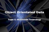 Object Orientated Data Topic 5: Multimedia Technology