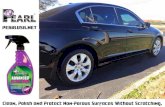 Now you can wash, wax, seal and protect your vehicle - Pearl Waterless Prod