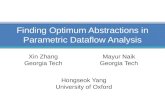 Finding Optimum Abstractions in Parametric Dataflow Analysis