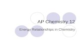 AP Chemistry 12 Energy Relationships in Chemistry